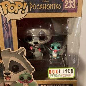 Funko Pop Pocahontas Meeko with Flit Vinyl Figures